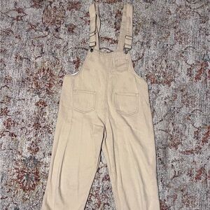 Beige Overalls